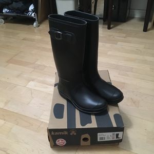COPY - KAMIK Women’s Olivia Rain Boots Matte Black Sz 7